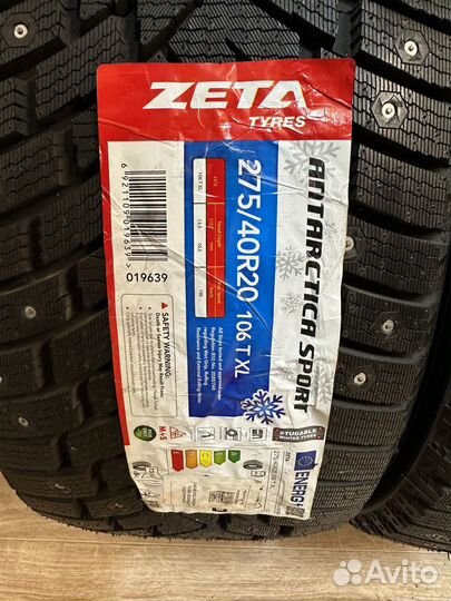 Zeta Antarctica Sport 275/40 R20 и 315/35 R20 107W