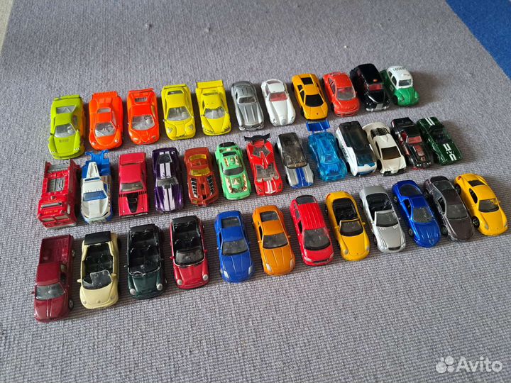 Машинки разных масштабов