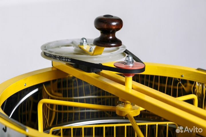 Медогонка 3-х рамочная Необоротная (нерж. бак, кас