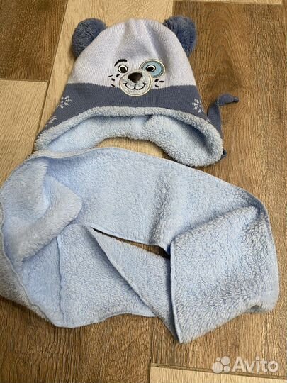 Комплект шапка и снуд