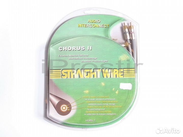 Straight Wire Chorus AG IC 2 м, USA (RCA кабель)