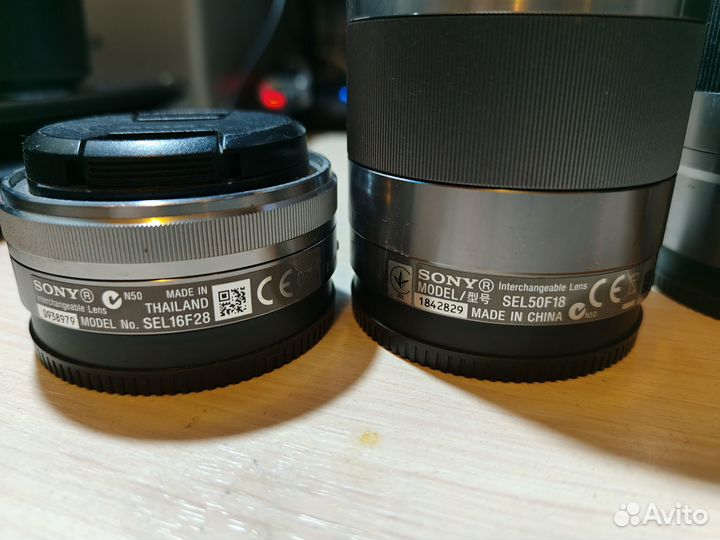 Фотоаппарат беззеркальный Sony NEX-5R + объективы