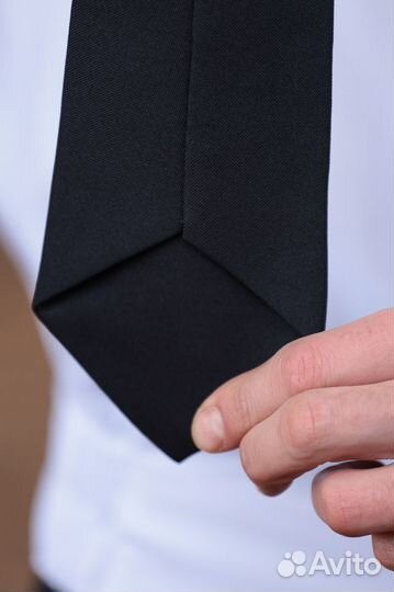 Галстук тёмно-синий