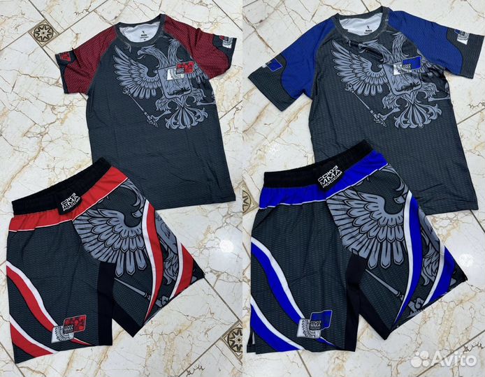 Форма 2 в 1 Союз мма России Футболка и шорты