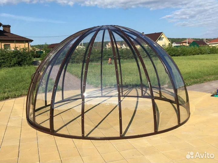 Глэмпинг / Купольная беседка / Купол для бассейна