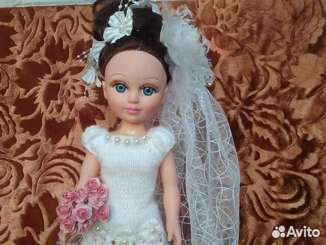 Новая кукла - невеста с приданным, озвученная, 42с