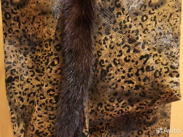 Шарф - палантин с норкой