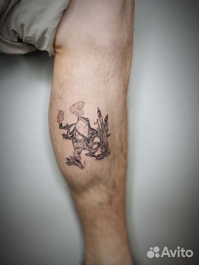 Тату в студии. Качественно. Пленка в подарок