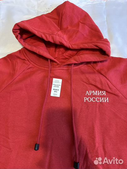 Толстовка Армия России красная