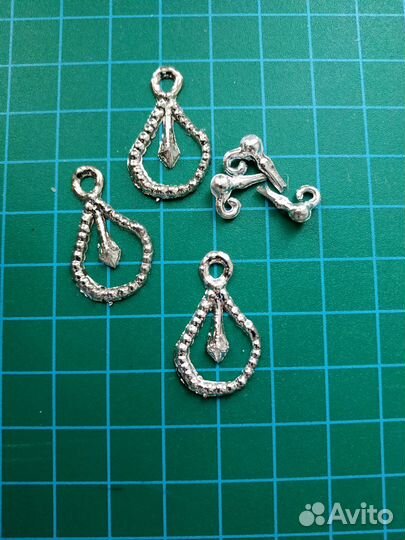 Серьги для куклы индианка опилочная