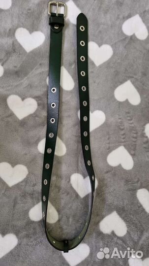 Ремень женский зеленый