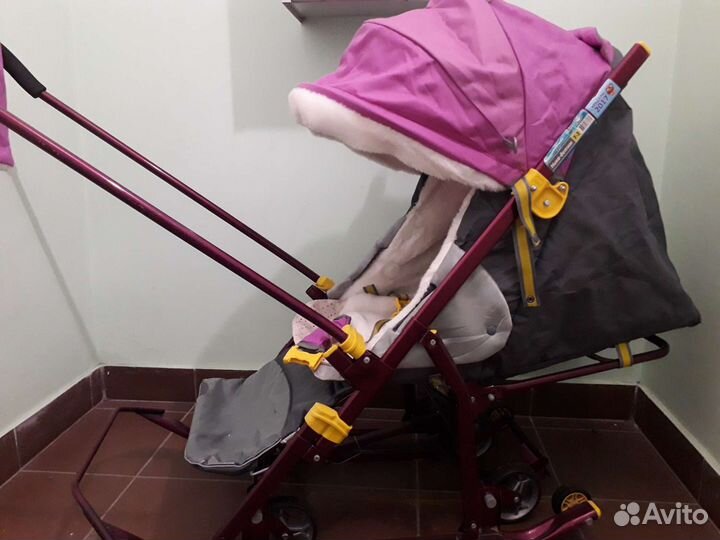 Продам санки коляска,в отличном состоянии