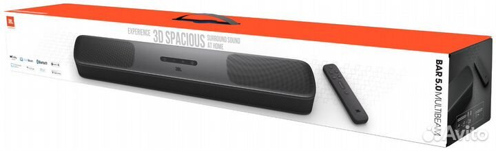Саундбар JBL Bar 5.0 MultiBeam черный