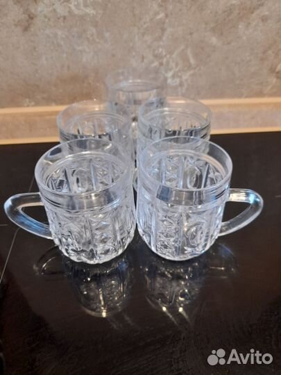 Хрустальные рюмки на ножке СССР