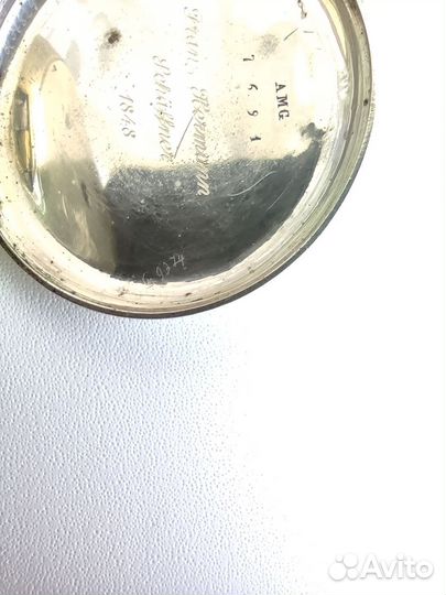 Карманные часы 19 век с ключом