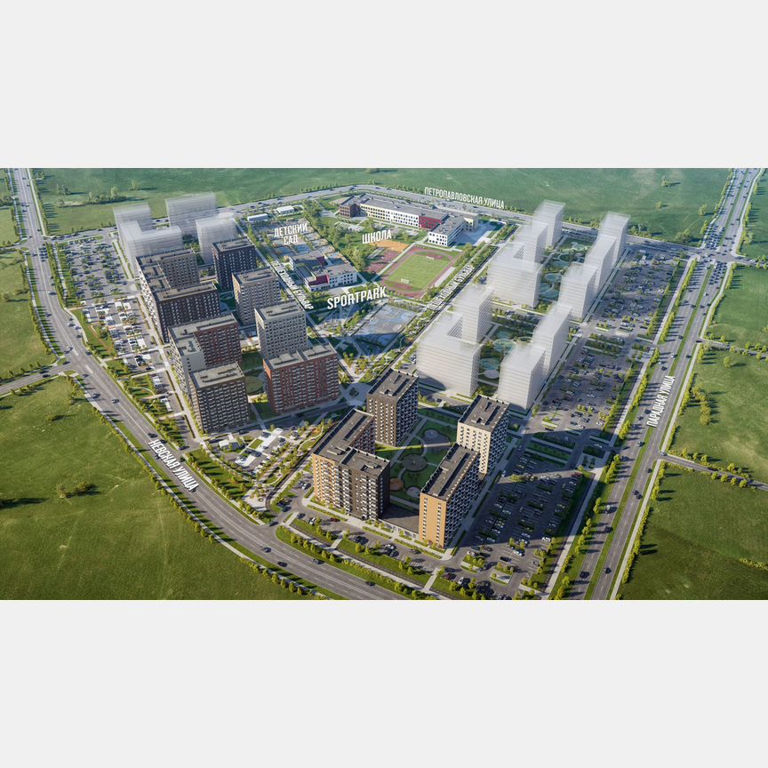 1-к. квартира, 34,2 м², 12/12 эт.