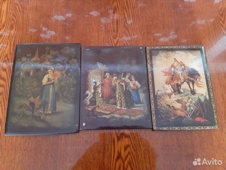 Сувенирная пластина,лаковая миниатюра