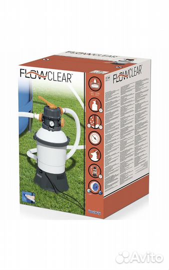 Песочный фильтр для бассейна на 3028 л/ч