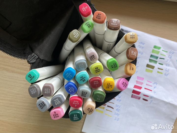 Набор маркеров для скетчинга touchnew 36 б/у