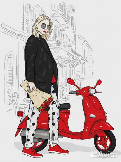 Картина по номерам новая