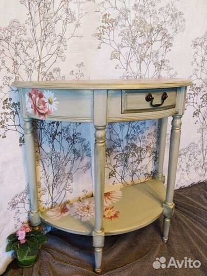 Столик Италия консоль массив винтаж