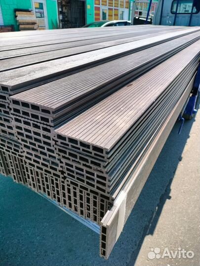 Террасная доска венге, орех, антрацит