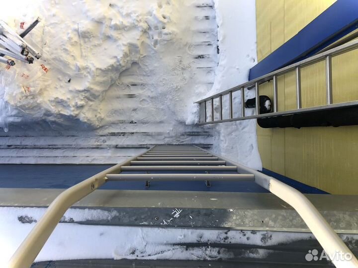 Крепление лестницы на крыше