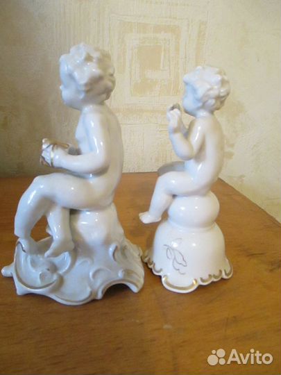 Статуэтка ангелы (путти) музыканты Schaubach kunst