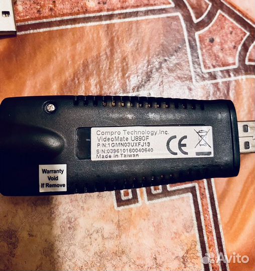 USB тв тюнер compro technology videomate u890F