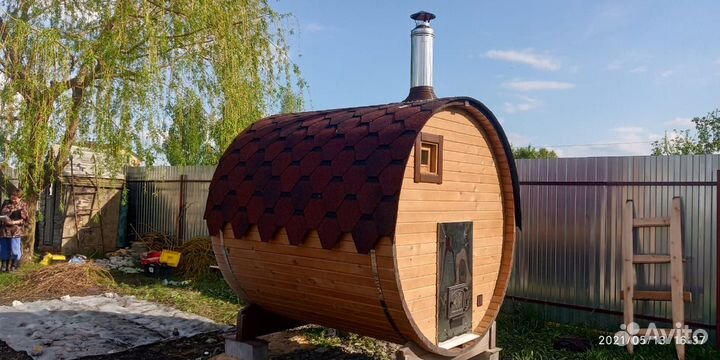 Баня бочка