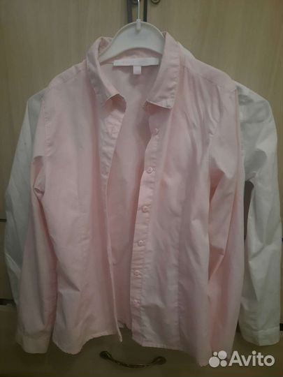 Рубашка школьная 140 девочки