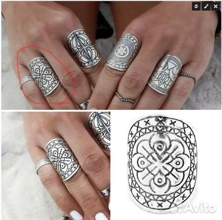 Новое богемное кольцо 16 р