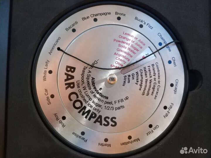Барный набор шейкер джиггер мадлер ложки