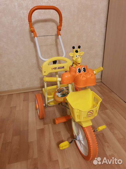 Трехколесный велосипед Jaguar MS-0737К оранжевый