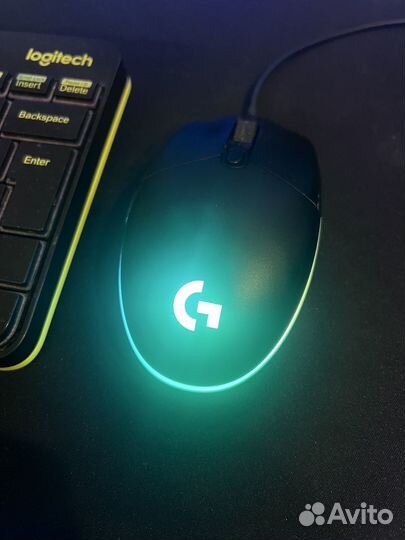 Комплект Logitech g102+mk240