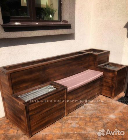 Кашпо многоуровневые высокие грядки теплые лавка