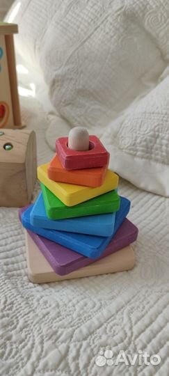 Развивающие деревянные игрушки