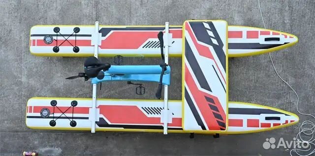 Водный велосипед на сапбордах