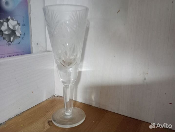 Рюмки хрустальные,гусь