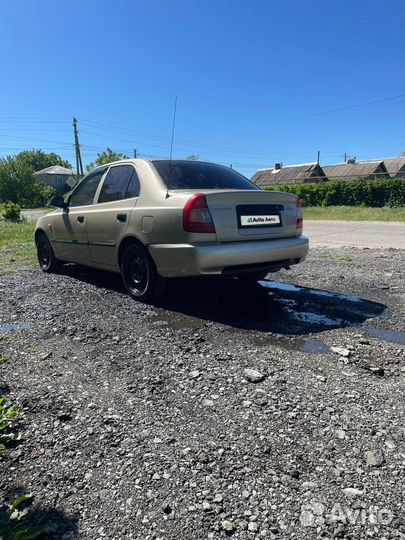 Hyundai Accent 1.5 МТ, 2003, 407 700 км