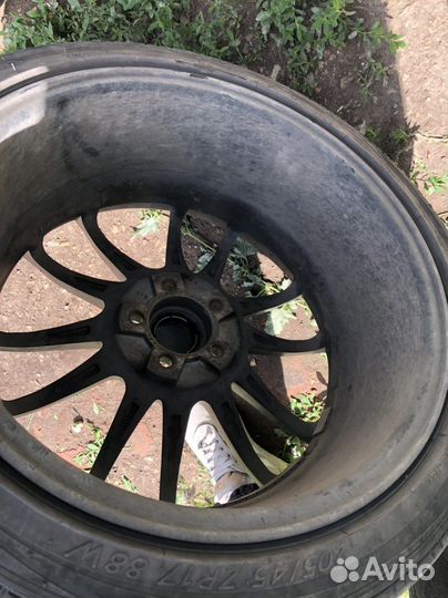 Литье диски r17 5x100 с резиной