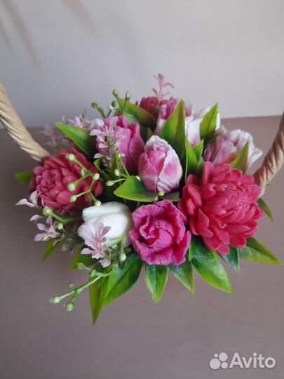 Букет цветов из мыла