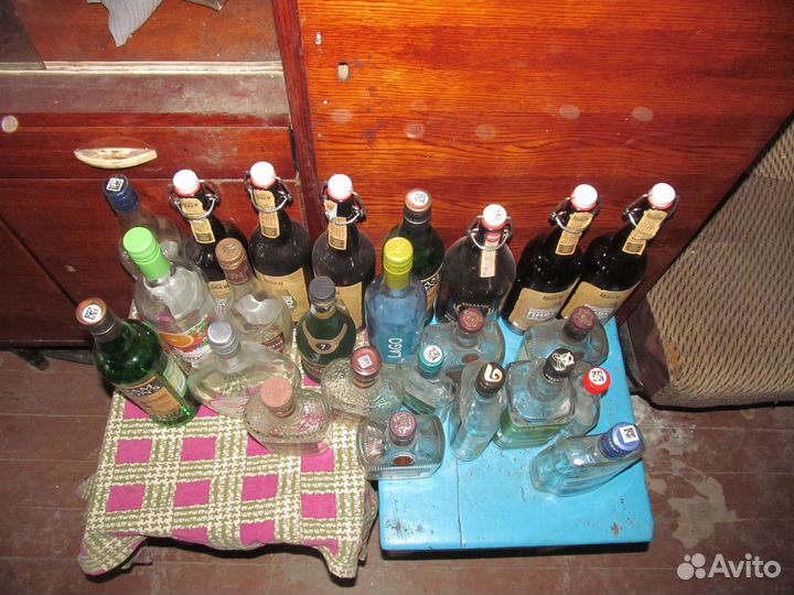Бутылки из под алкоголя
