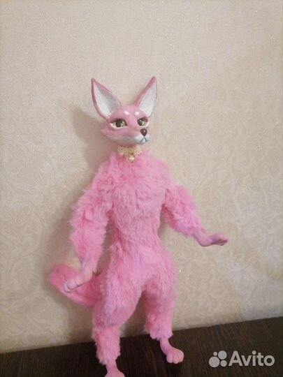 Кицунэ вишня каркасная игрушка