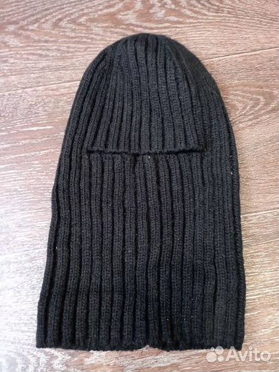 Мужская шапка балаклава теплая