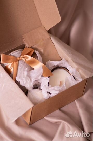 Подарочный набор со свечой