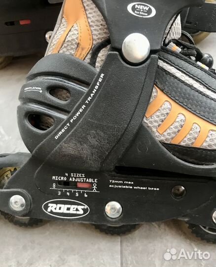 Роликовые коньки roces взрослые
