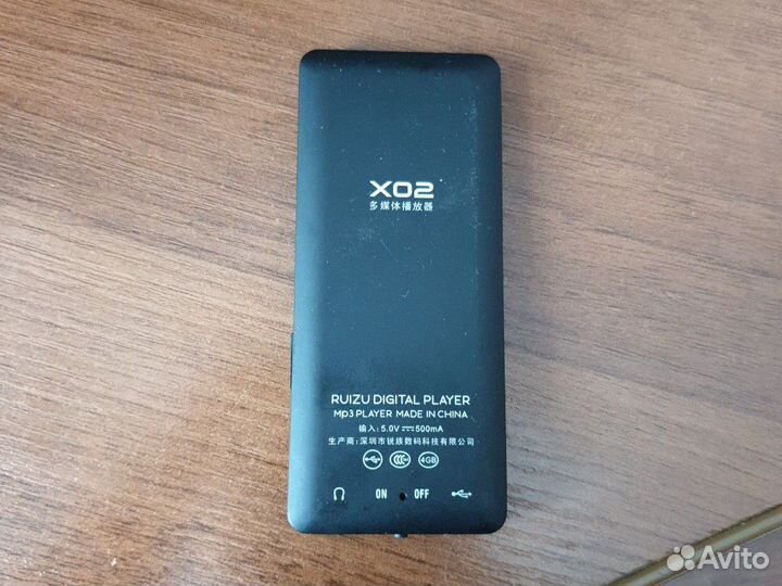 Mp3 плеер ruizu X02