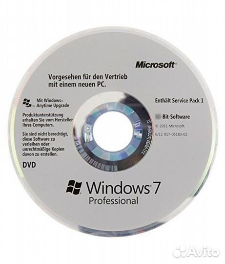 Установочный диск Windows 7