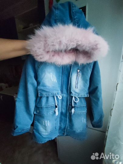 Куртка зимняя подростковая рост164, на меху